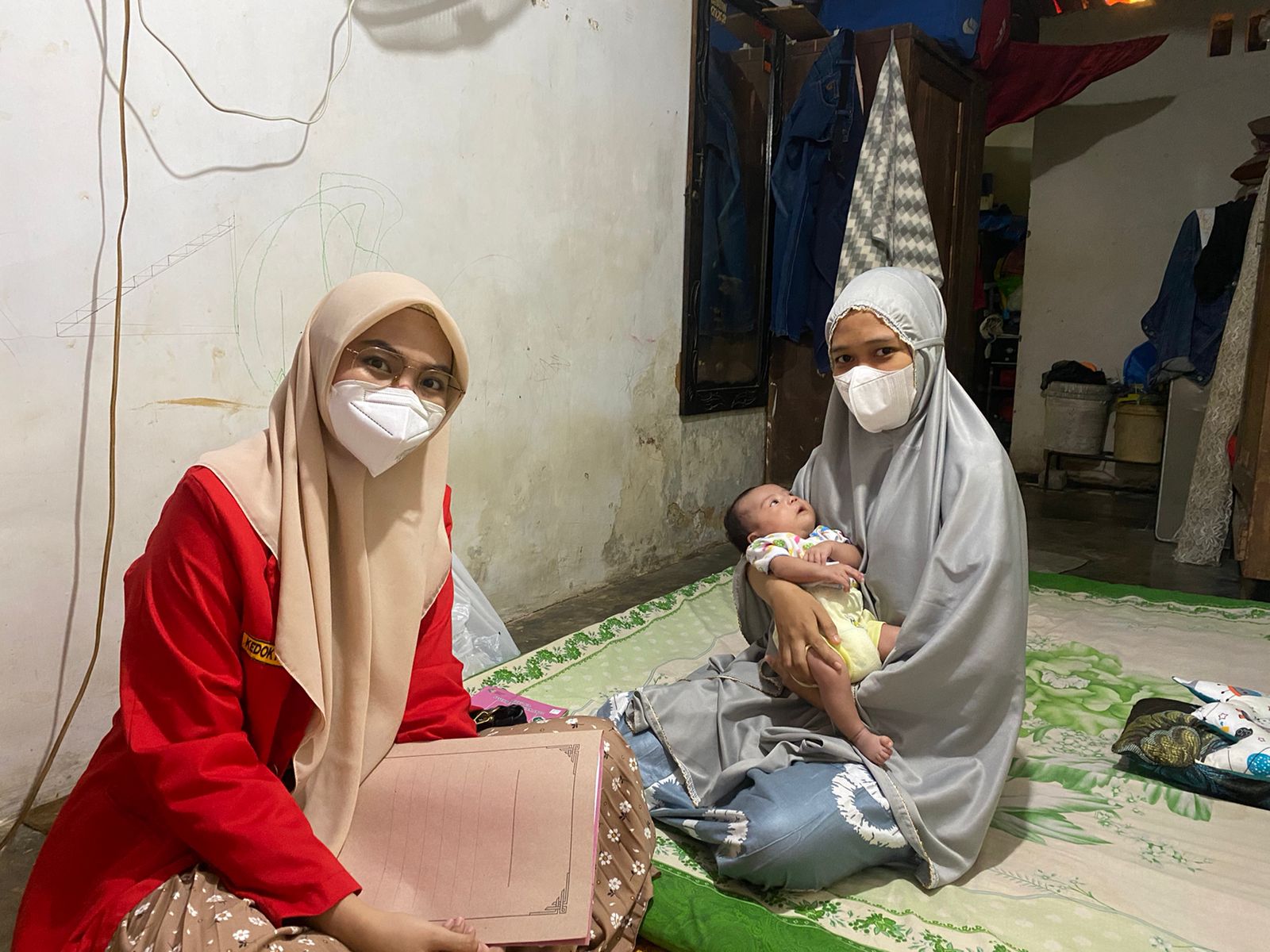 Bertemu dengan adik Adzkia, anak pertama dari Ibu Dewi